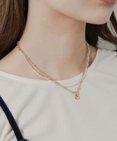 SMELLY / スメリー ネックレス・ペンダント・チョーカー | メタルチャームコンビメッキ2セットネックレス