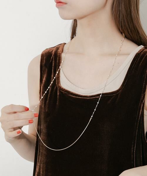 SMELLY / スメリー ネックレス・ペンダント・チョーカー | パールチェーンマルチWAYロングネックレス | 詳細1