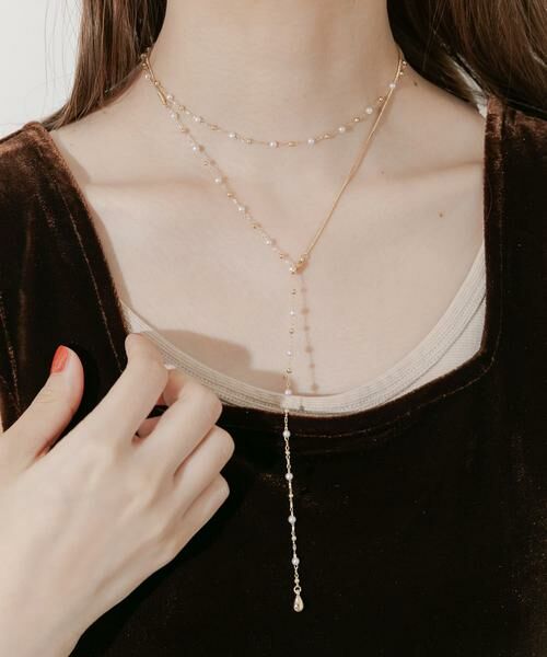 SMELLY / スメリー ネックレス・ペンダント・チョーカー | パールチェーンマルチWAYロングネックレス | 詳細5