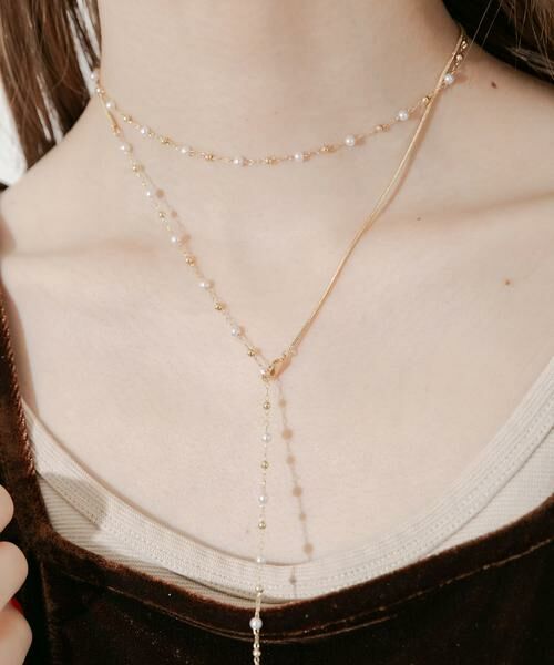 SMELLY / スメリー ネックレス・ペンダント・チョーカー | パールチェーンマルチWAYロングネックレス | 詳細6