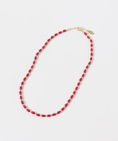 SMELLY / スメリー ネックレス・ペンダント・チョーカー | カラーオーバルビーズネックレス | 詳細6