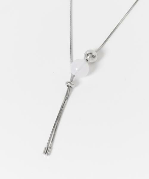 SMELLY / スメリー ネックレス・ペンダント・チョーカー | ダブルボールトップスライドネックレス | 詳細6