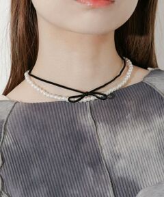 SMELLY / スメリー ネックレス・ペンダント・チョーカー | パールベロア２セットネックレス