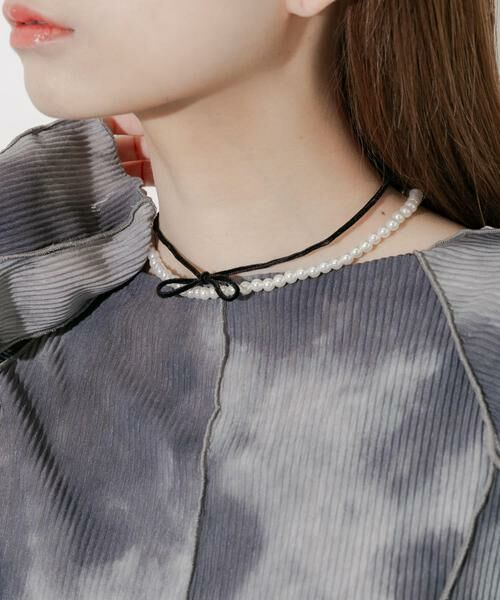 SMELLY / スメリー ネックレス・ペンダント・チョーカー | パールベロア２セットネックレス | 詳細2