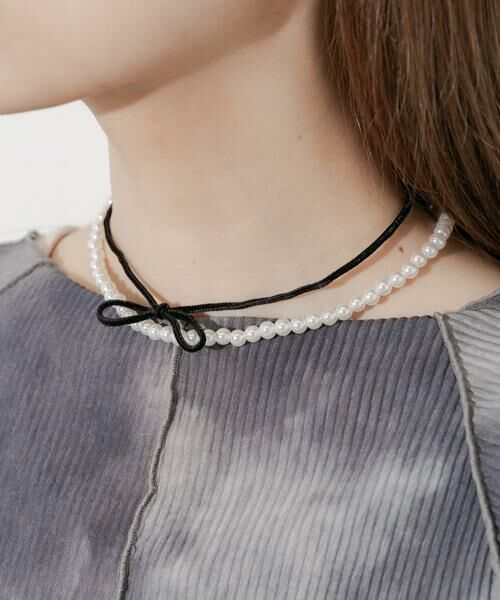 SMELLY / スメリー ネックレス・ペンダント・チョーカー | パールベロア２セットネックレス | 詳細3