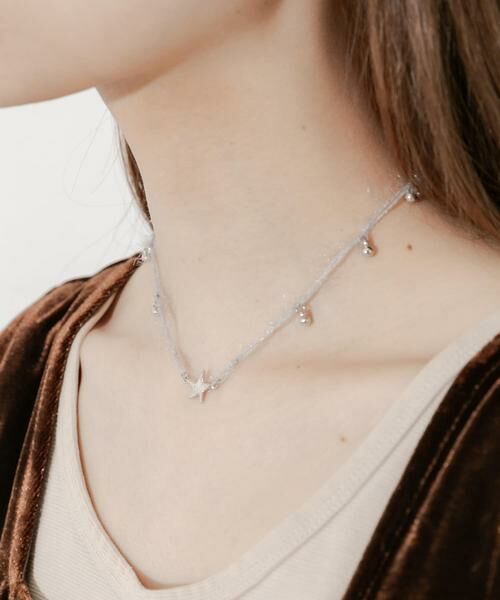 SMELLY / スメリー ネックレス・ペンダント・チョーカー | ウールヤーンチャームコードチョーカーネックレス | 詳細5