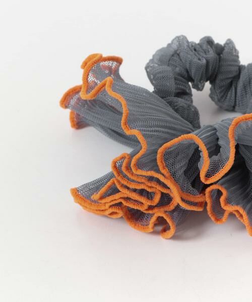 SMELLY / スメリー ヘアゴム・シュシュ | バイカラーシアーフリルシュシュ | 詳細7