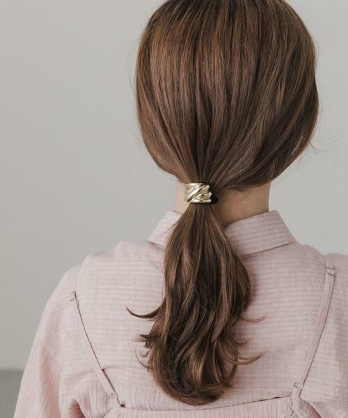 SMELLY / スメリー ヘアゴム・シュシュ | メタルラインヘアポニー | 詳細1