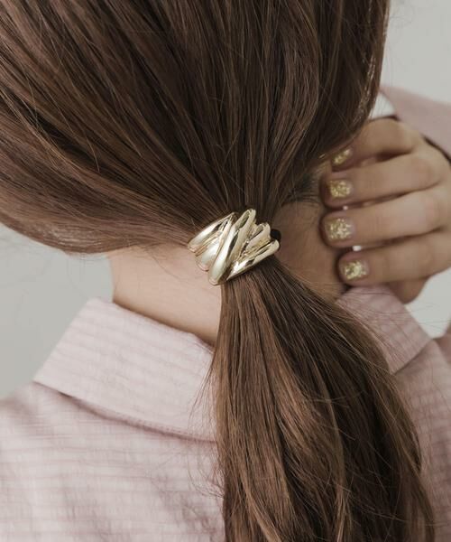 SMELLY / スメリー ヘアゴム・シュシュ | メタルラインヘアポニー | 詳細3