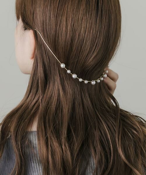 SMELLY / スメリー ヘアアクセサリー | パールバックカチューシャ | 詳細2