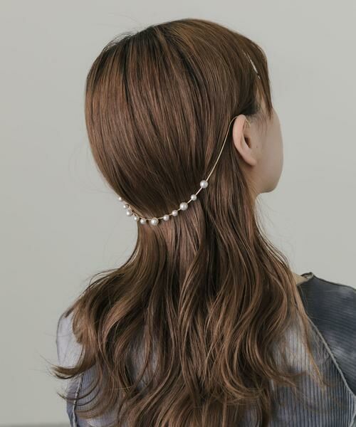 SMELLY / スメリー ヘアアクセサリー | パールバックカチューシャ | 詳細6