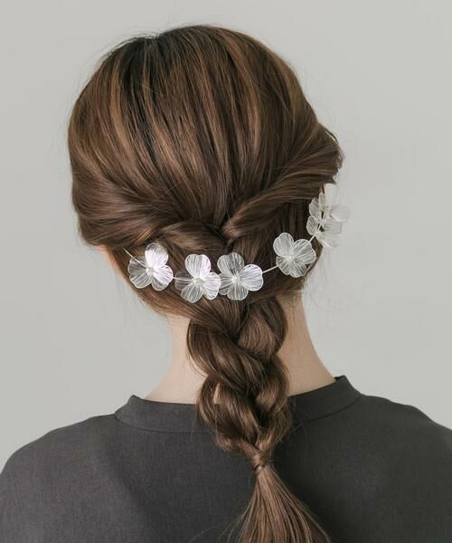 SMELLY / スメリー ヘアアクセサリー | メタルフラワーバックカチューシャ | 詳細1