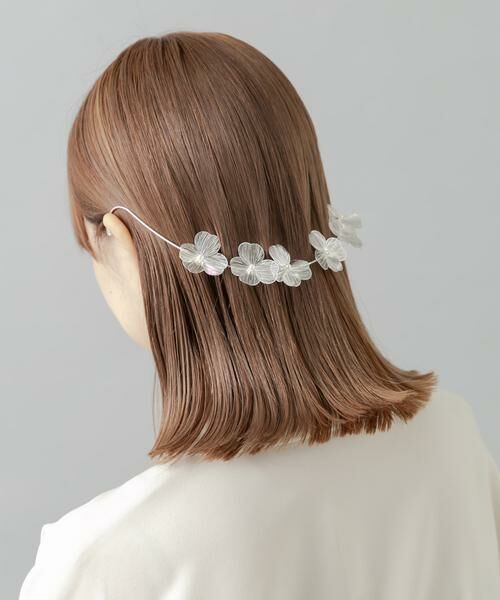 SMELLY / スメリー ヘアアクセサリー | メタルフラワーバックカチューシャ | 詳細7