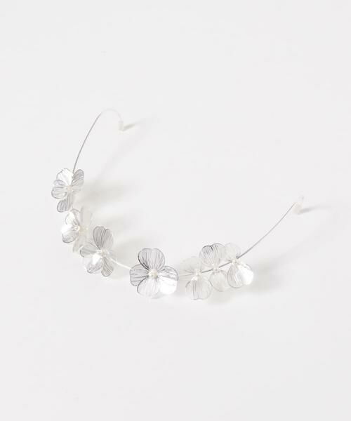 SMELLY / スメリー ヘアアクセサリー | メタルフラワーバックカチューシャ | 詳細8