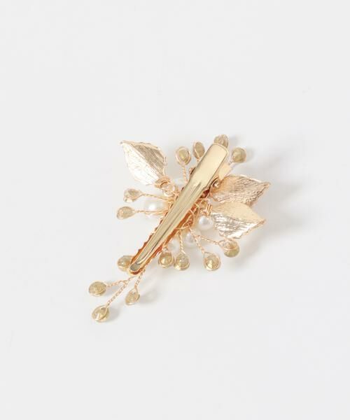 SMELLY / スメリー カチューシャ・カチューム・その他 | パールリーフモチーフヘアクリップ | 詳細7