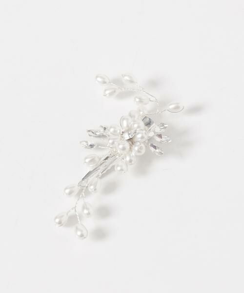 SMELLY / スメリー カチューシャ・カチューム・その他 | フラワーモチーフパールヘアクリップ | 詳細6