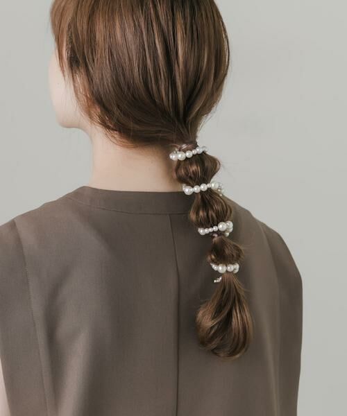 SMELLY / スメリー ヘアアクセサリー | ランダムパールヘアワイヤー | 詳細1