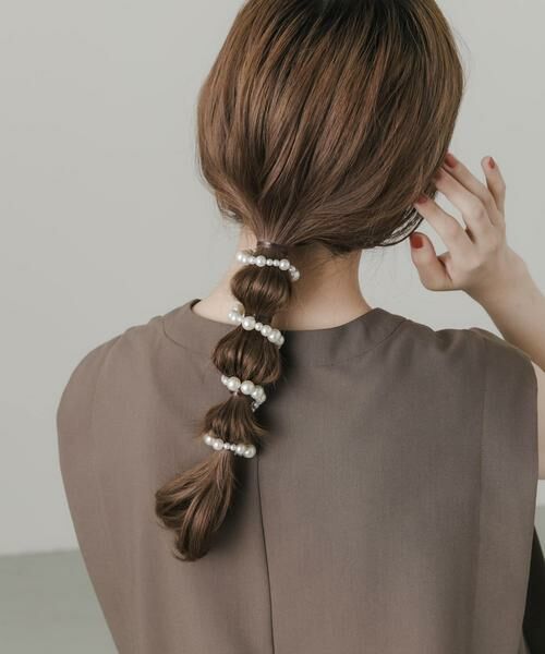 SMELLY / スメリー ヘアアクセサリー | ランダムパールヘアワイヤー | 詳細2