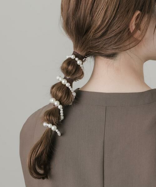 SMELLY / スメリー ヘアアクセサリー | ランダムパールヘアワイヤー | 詳細3