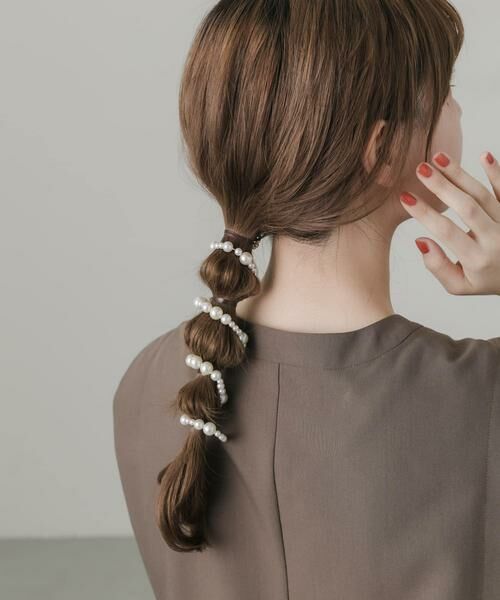 SMELLY / スメリー ヘアアクセサリー | ランダムパールヘアワイヤー | 詳細4