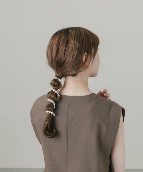SMELLY / スメリー ヘアアクセサリー | ランダムパールヘアワイヤー | 詳細5