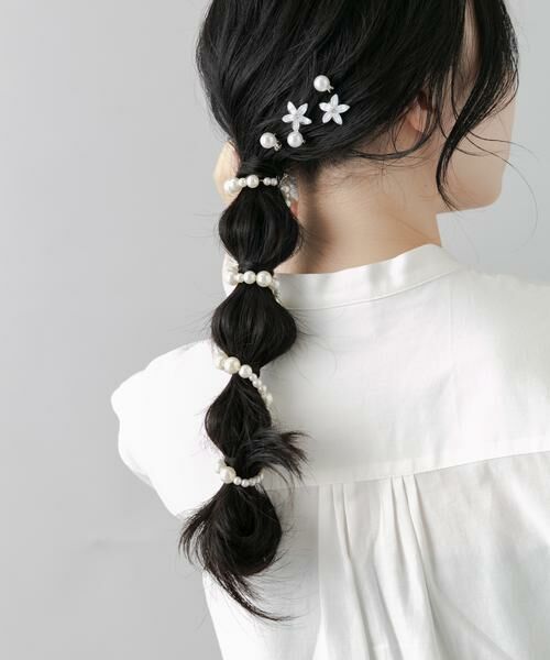 SMELLY / スメリー ヘアアクセサリー | ランダムパールヘアワイヤー | 詳細6