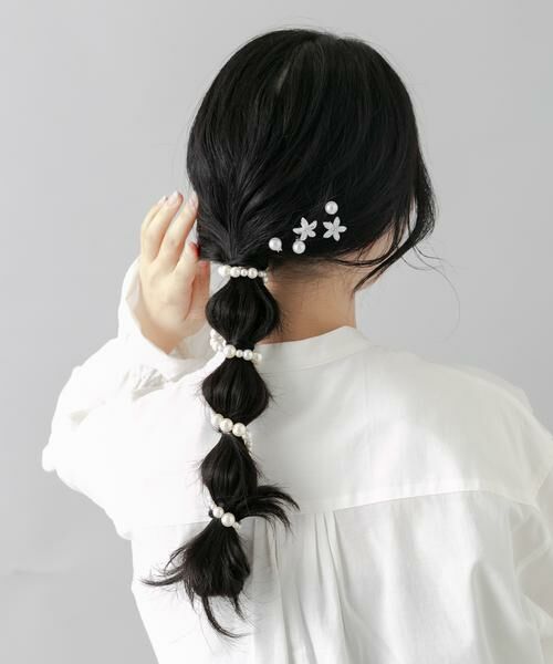 SMELLY / スメリー ヘアアクセサリー | ランダムパールヘアワイヤー | 詳細7
