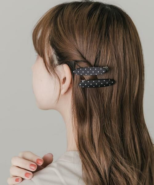 SMELLY / スメリー カチューシャ・カチューム・その他 | ドットサテンヘアピン | 詳細2