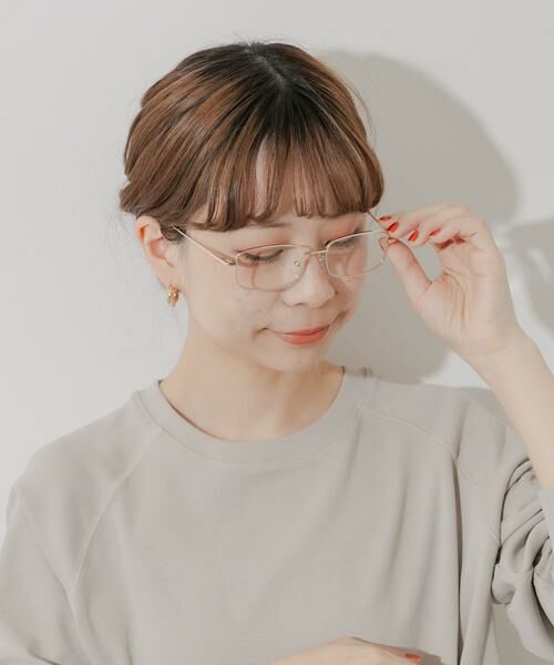 SMELLY / スメリー サングラス・メガネ | メタルスクエアダテメガネ | 詳細4