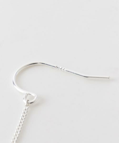 SMELLY / スメリー ピアス・イヤリング | SMELLY so’　pearl chain pierce slv | 詳細5