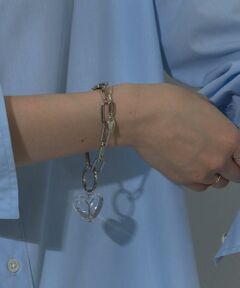 SMELLY / スメリー ブレスレット・バングル | クリアハートチェーンブレスレット