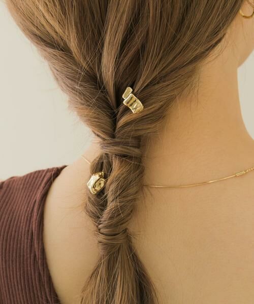 SMELLY / スメリー ヘアアクセサリー | ニュアンスメタルミニセットピン | 詳細1