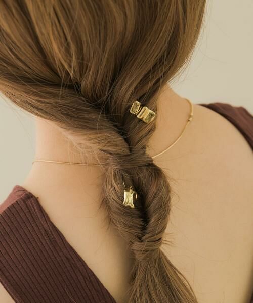 SMELLY / スメリー ヘアアクセサリー | ニュアンスメタルミニセットピン | 詳細2