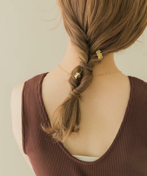 SMELLY / スメリー ヘアアクセサリー | ニュアンスメタルミニセットピン | 詳細3