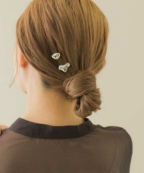 SMELLY / スメリー ヘアアクセサリー | ニュアンスメタルミニセットピン | 詳細7