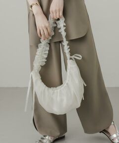 SMELLY / スメリー ショルダーバッグ | フリルギャザーリボンショルダーバッグ