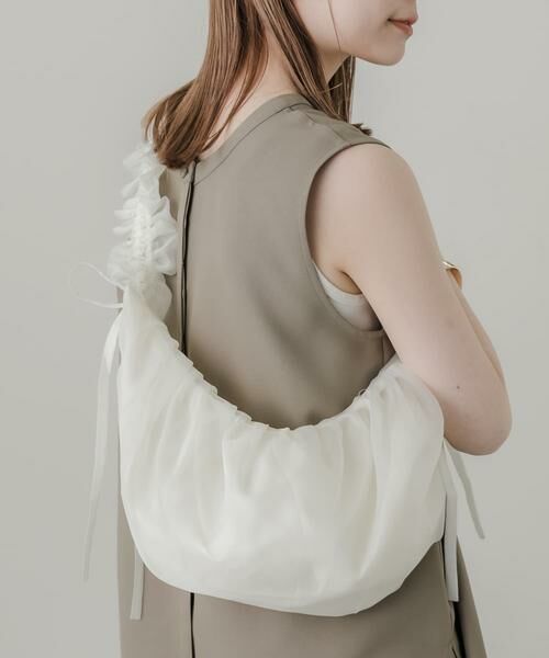 SMELLY / スメリー ショルダーバッグ | フリルギャザーリボンショルダーバッグ | 詳細3