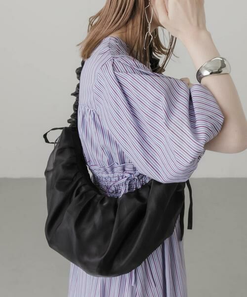 SMELLY / スメリー ショルダーバッグ | フリルギャザーリボンショルダーバッグ | 詳細9