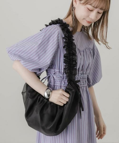 SMELLY / スメリー ショルダーバッグ | フリルギャザーリボンショルダーバッグ | 詳細10