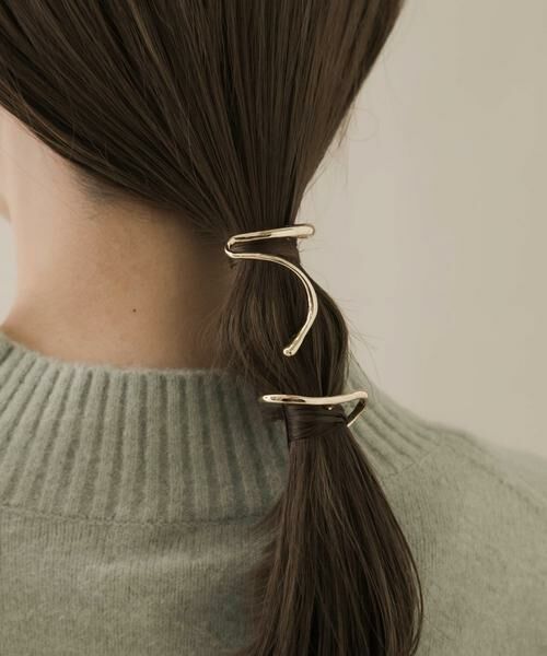 SMELLY / スメリー ヘアアクセサリー | メタルニュアンスラインヘアカフセット | 詳細1