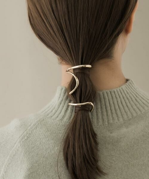 SMELLY / スメリー ヘアアクセサリー | メタルニュアンスラインヘアカフセット | 詳細2