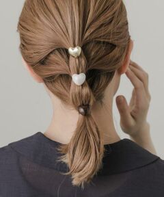 SMELLY / スメリー ヘアアクセサリー | プックリハート3ヘアカフセット