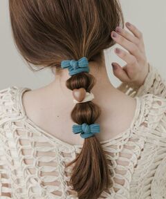 SMELLY / スメリー ヘアゴム・シュシュ | ハート3セットヘアゴム