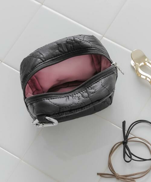 SMELLY / スメリー ポーチ | フラワーキルティングミニポーチ | 詳細6