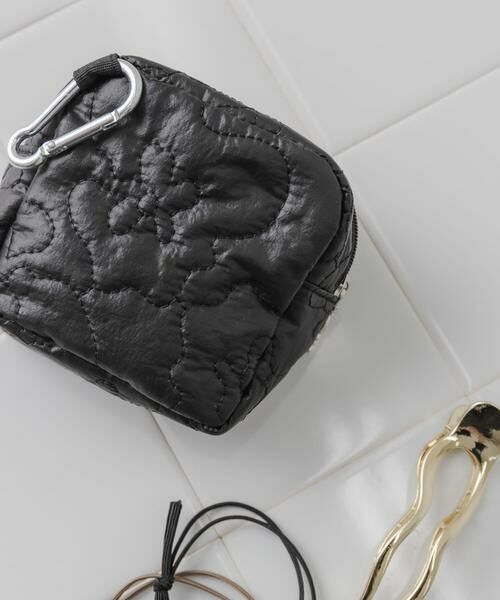 SMELLY / スメリー ポーチ | フラワーキルティングミニポーチ | 詳細7