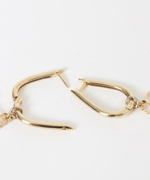 SMELLY / スメリー ピアス・イヤリング | ドロップリボンバーチェーンピアス | 詳細5