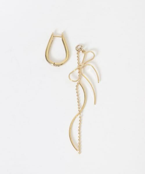 SMELLY / スメリー ピアス・イヤリング | ドロップリボンバーチェーンピアス | 詳細6