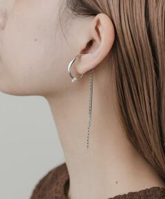 SMELLY / スメリー ピアス・イヤリング | パールチェーン2WAYイヤカフ