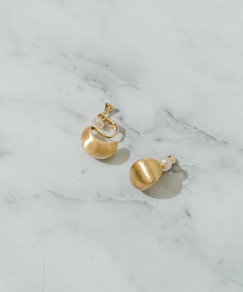 SMELLY / スメリー ピアス・イヤリング | プックリメタルマットイヤリング | 詳細1