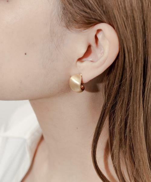 SMELLY / スメリー ピアス・イヤリング | プックリメタルマットイヤリング | 詳細4